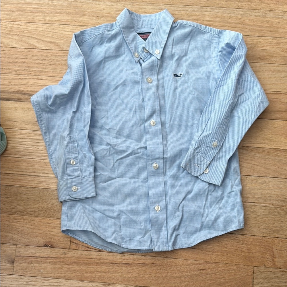 Vineyard vines Light Blue Kids Button-Up Shirt